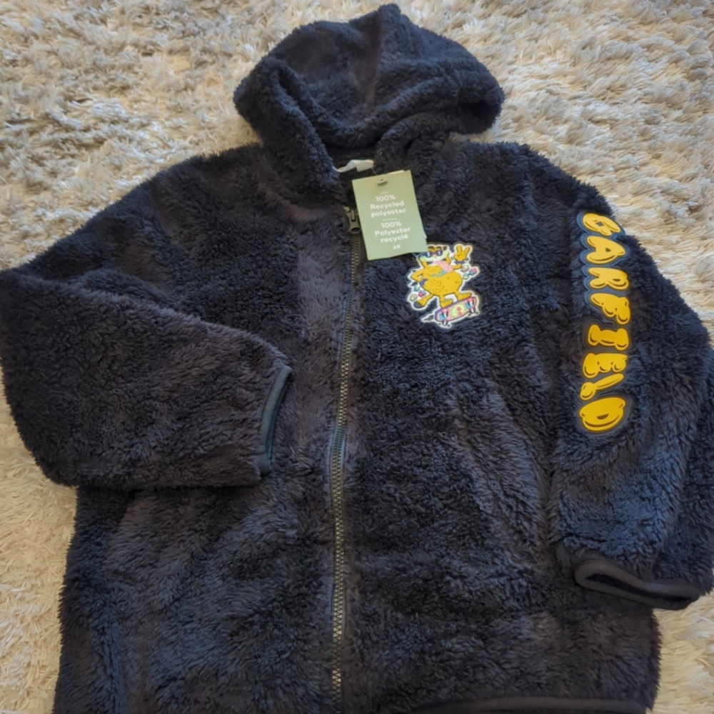 Super plush H&M Garfield Full Zip